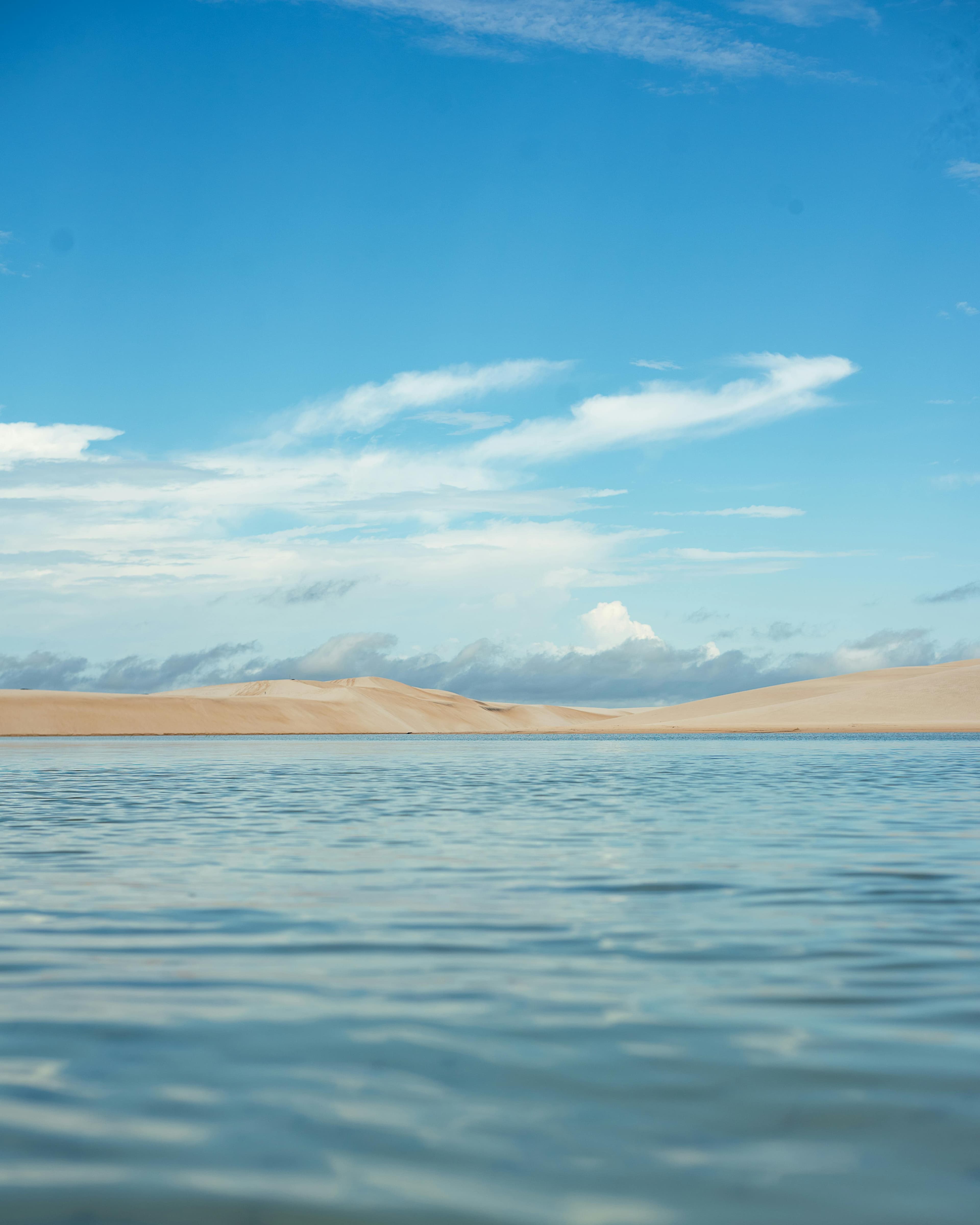 Vista aérea do Parque Nacional dos Lençóis Maranhenses