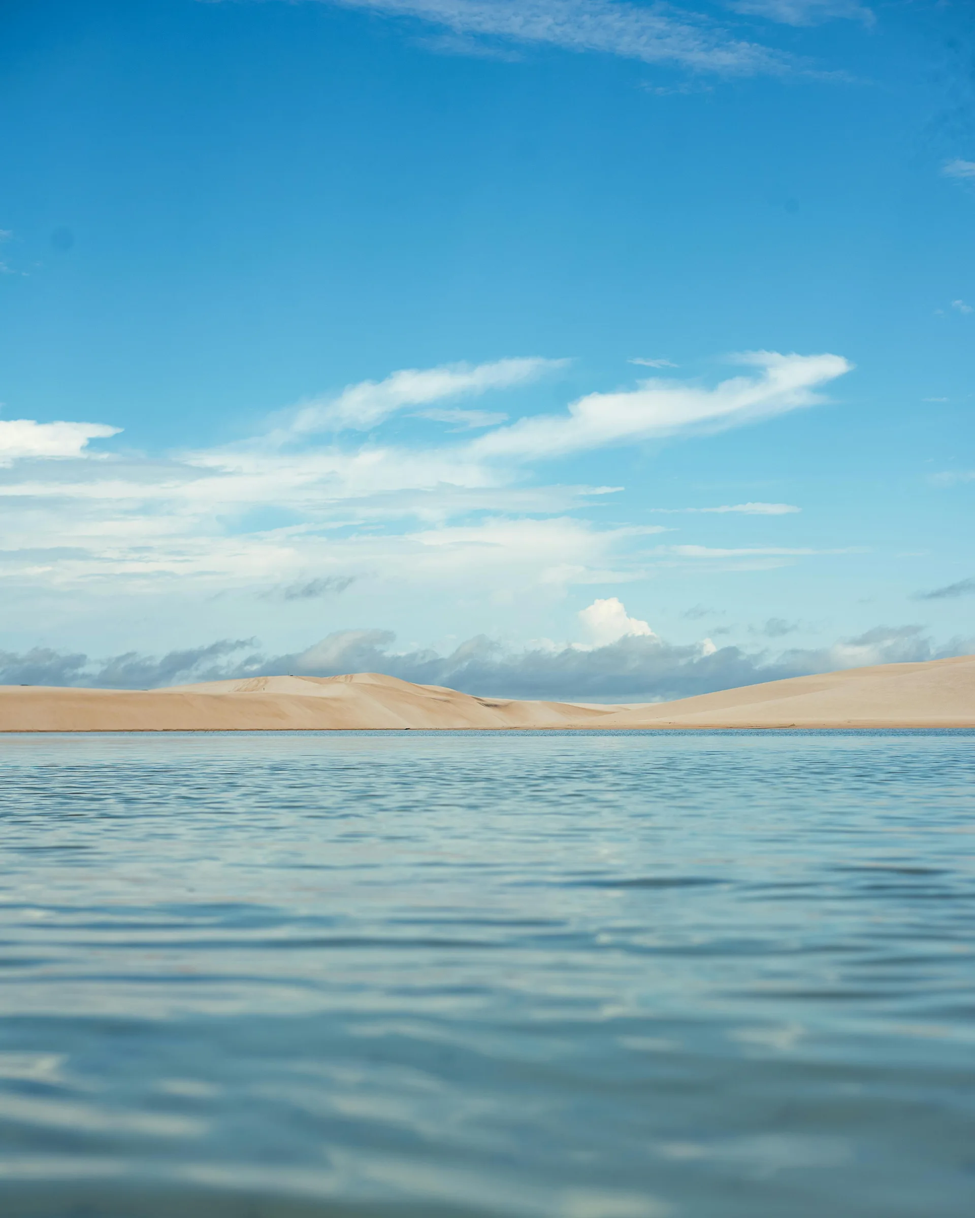 Vista aérea do Parque Nacional dos Lençóis Maranhenses
