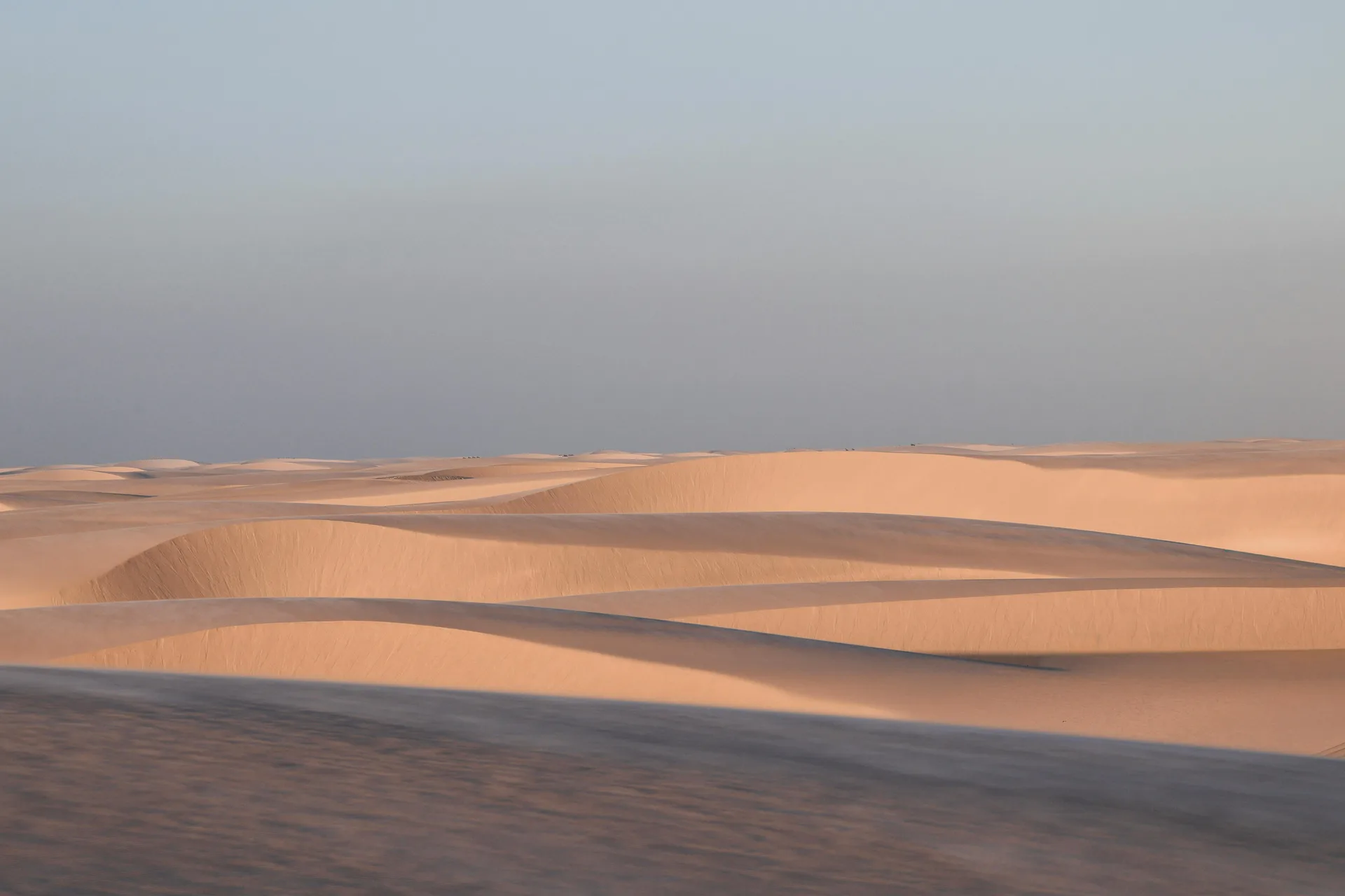 Cenário único dos Lençóis Maranhenses