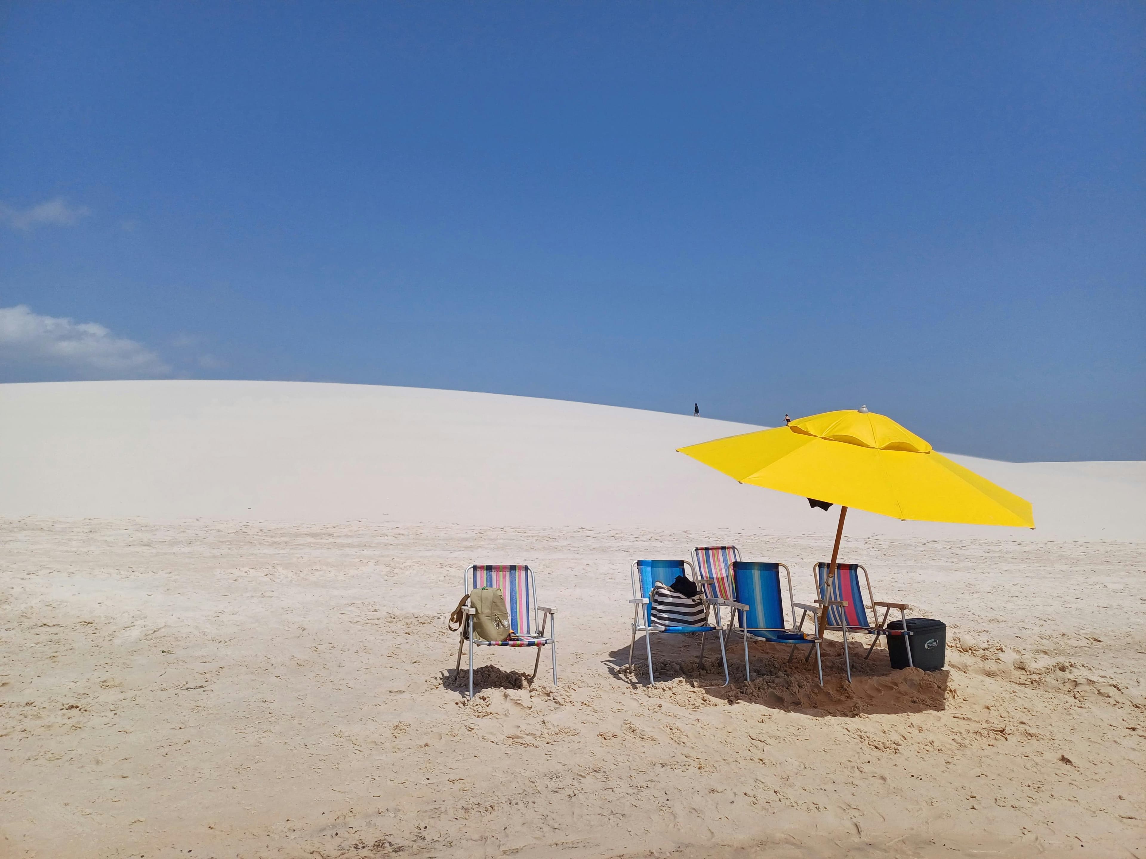 Tarde ensolarada nos Lençóis Maranhenses