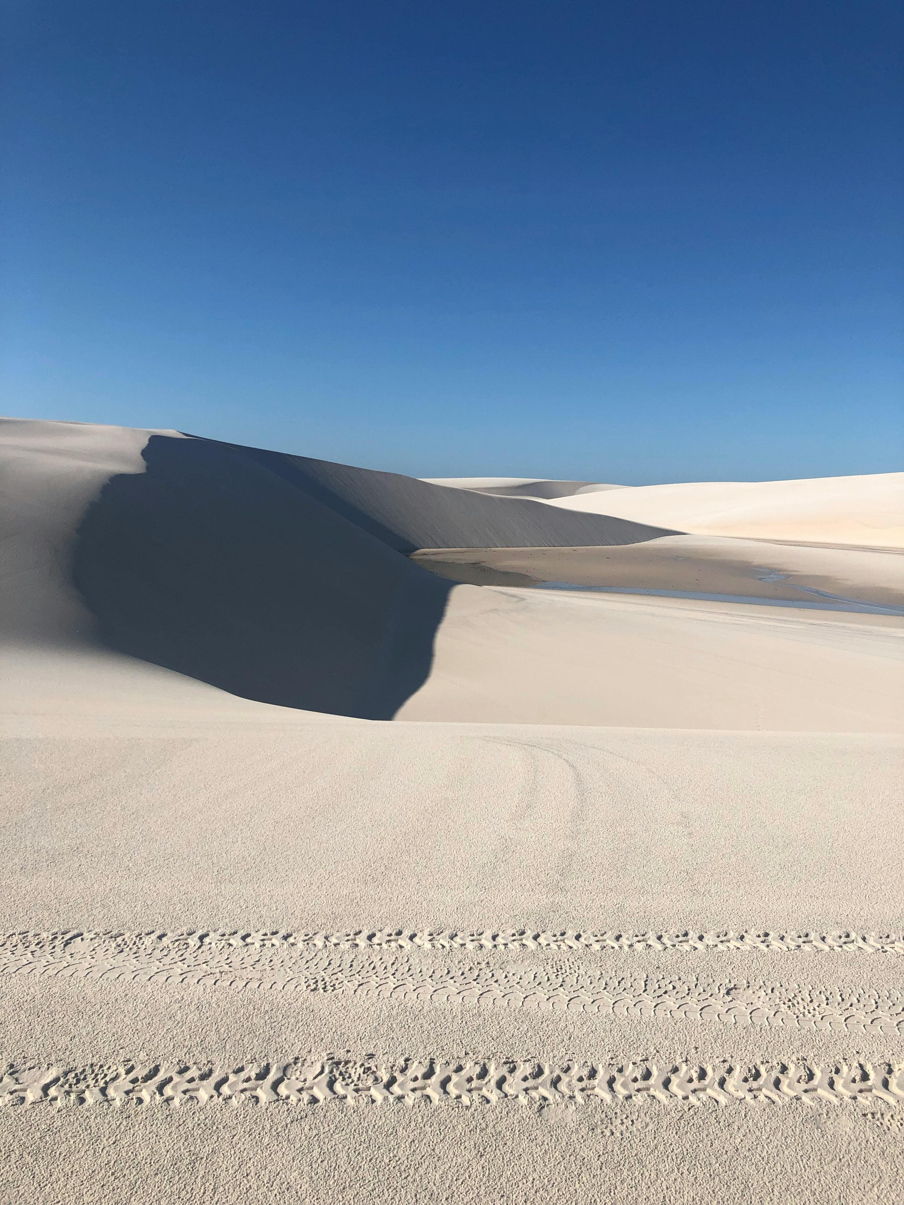 Paisagem aérea dos Lençóis Maranhenses