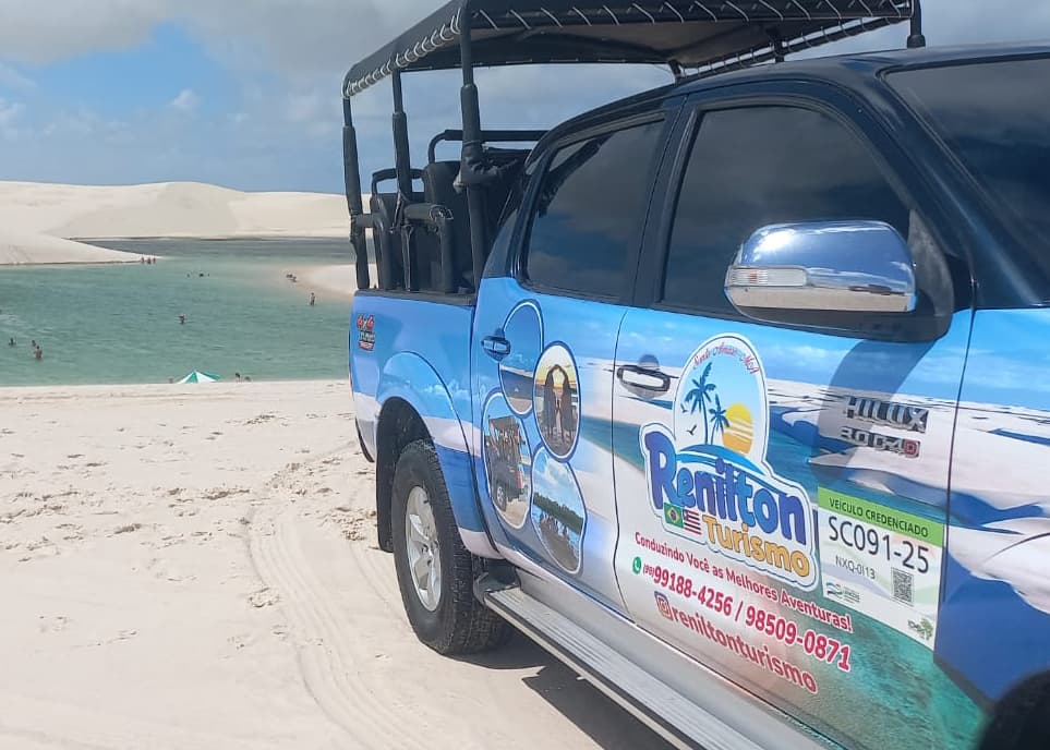 Hilux 4x4 personalizada Renilton Turismo em Santo Amaro do Maranhão