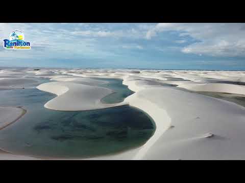 O deserto que tem água — Lençóis Maranhenses por drone